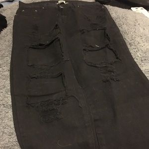 Black High Waisted Jeans